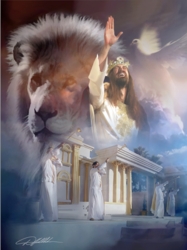 Lion of Judah by Danny Hahlbohm - Unframed Christian Art