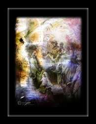 'Luke XVIII 16'  by Sevenapples - Framed Christian Art