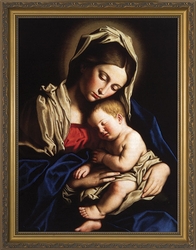 Madonna and Child by Giovanni Battista Salvi da Sassoferrato - 4 Framed Options