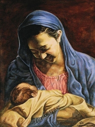 Madonna and Child by Jason Jenicke - Unframed Christian Art