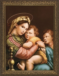 Madonna della Seggiola (of the Chair) by Raphael - 4 Framed Options