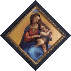 Madonna of Foligno (Detail) by Raphael - Framed Christian Art