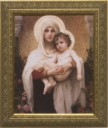 Madonna of the Roses by William Adolphe Bouguereau - 3 Framed Options