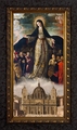 Mary Mother of the Church - Ornate Dark Framed Art