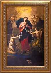 Mary, Undoer of Knots in Gold Ornate Frame - 10 Framed Options