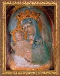 Mater Ecclesiae - Original Unrestored - Gold Framed Art