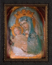 Mater Ecclesiae - Original Unrestored - Ornate Dark Framed Art