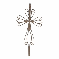 Metal Door Hanger Cross - Christian Home & Wall Decor