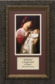 Maternal Admiration with Prayer Framed