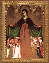 Mother of Mercy - Gold Framed Art