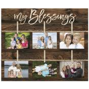 My Blessings Pallet Decor Photo Frame - Christian Home & Wall Decor
