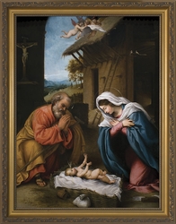 Nativity (Standard Gold Frame) - 3 Framed Options