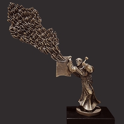 Ninety-File Thesis Christian Sculpture by Timothy Schmalz