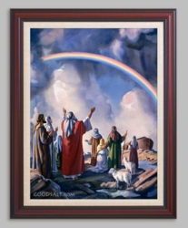 Noah and the Rainbow - 6 Framed & Unframed Options