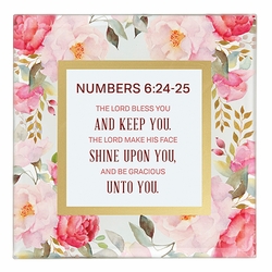 Numbers 6:24-25 Framed Tabletop Christian Home Decor