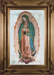 Our Lady of Guadalupe Canvas - 2 Gold Museum Framed Options