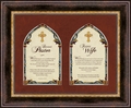Pastor And Pastor's Wife Framed Christian Wall Art