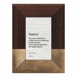 Pastor Framed Tabletop Christian Home Decor