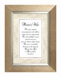Pastor's Wife Framed Christian Home Decor
