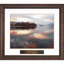 Summer Lake - Framed Christian Art