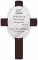 Personalized Baptism Cross Mark 16:16