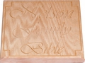 Personalized Carved Bible Stand