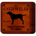 Personalized Labrador Coaster Set