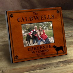 Personalized Labrador Picture Frame