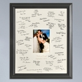 Personalized Laser Engraved Wedding Wishes Signature Frame 
