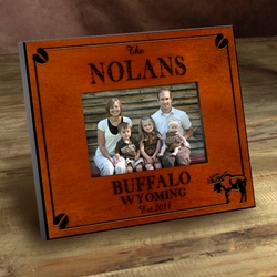 Personalized Moose Picture Frame