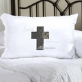 Personalized Paisley Faith Pillow Case