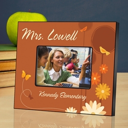 Personalized Teacher Picture Frame - Springtime Celebration