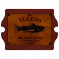 Personalized Trout Vintage Cabin Sign