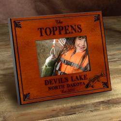 Personalized Walleye Picture Frame