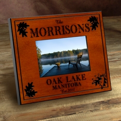 Personalized White Oak Picture Frame