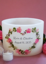 Pink Bouquet Heart Lantern - 2 Sizes Available
