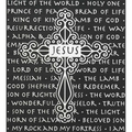 PLAQUE WALL WOOD 22" NAMES OF JESUS