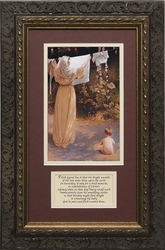 Polish Madonna with Prayer - Framed Christian Art