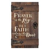 Prayer Is They Key Wood Pallet Sign - Christian Home & Wall Decor