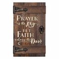 Prayer Is They Key Wood Pallet Sign - Christian Home & Wall Decor
