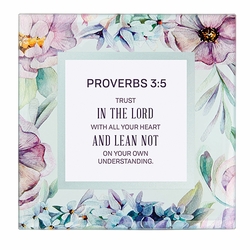 Proverbs 3:5 Framed Tabletop Christian Home Decor