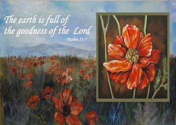 Psalm 35:5 - Inspirational Images by Ruth Bush