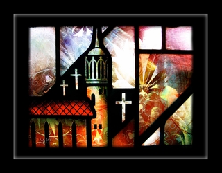 "Psalm LII 8" by Sevenapples - Framed Christian Art 