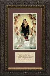 Queen of Angels by William Adolphe Bouguereau - Framed Christian Art