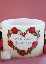 Red Bouquet Heart Lantern - 2 Sizes Available