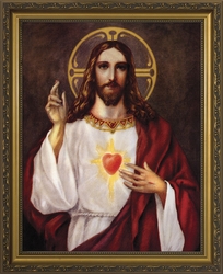 Sacred Heart - Framed Christian Art