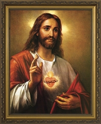 Sacred Heart - Framed Christian Art