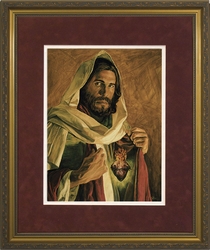 Sacred Heart of Jesus (Matted) by Jason Jenicke - 2 Framed Options