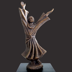 Saint Francis In Exultation Christian Sculpture by Timothy P. Schmalz