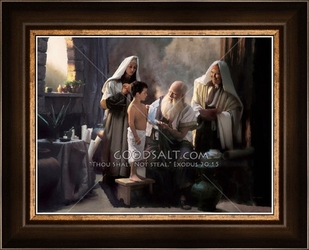 Saint Luke, The Gospel Physician by Lars Justinen - 28 Framed & Unframed Options